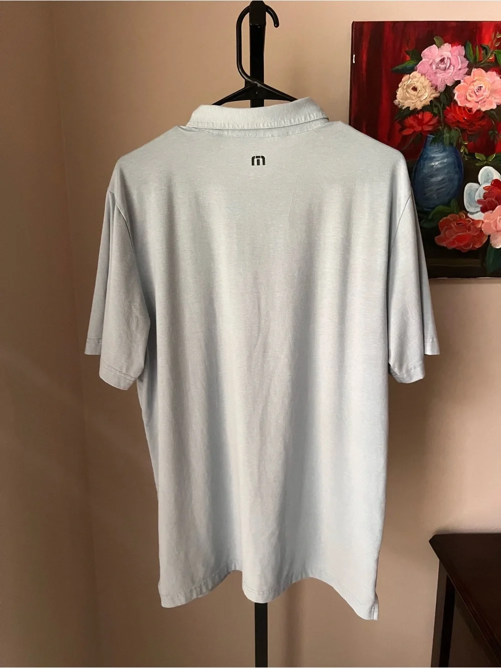 Travis Mathew Light blue/ gray Polo Shirt